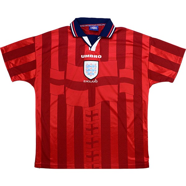 Tailandia Camiseta Inglaterra 2ª Kit Retro 1998 Rojo